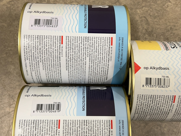 Hermadix verfbeits 750ml set 4-delig Houtdecor – foto 7 – kavel bij XL Auctions