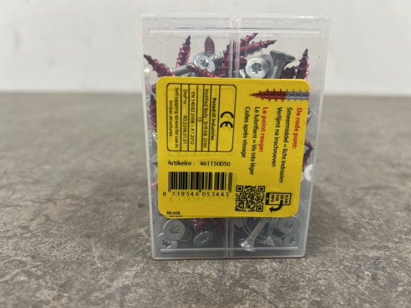 8x Rotadrill unischroeven verzinkt ø5,0x50mm 200-pack – foto 5 – kavel bij XL Auctions
