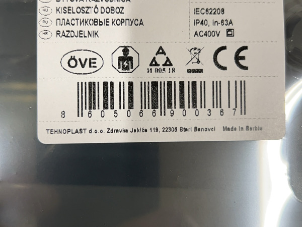 5x Tehnoplast verdeelkast N12-C/P IP40 – foto 6 – kavel bij XL Auctions
