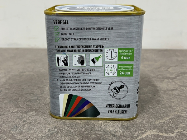 6x Metalgel 3-in-1 lak blauw glans 750ml – foto 2 – kavel bij XL Auctions