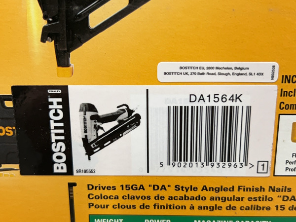 Stanley Bostitch afwerktacker 32-64mm DA1564K-E – foto 10 – kavel bij XL Auctions