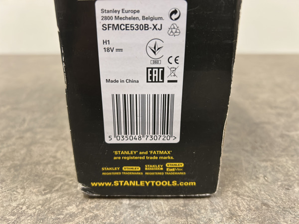 Stanley heteluchtpistool 18V body SFMCE530B-XJ – foto 5 – kavel bij XL Auctions