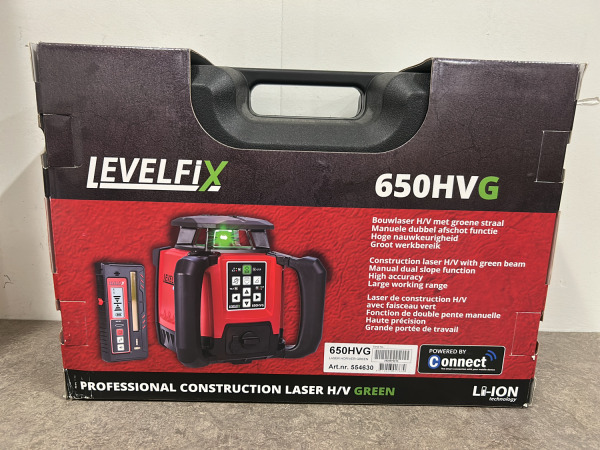 Levelfix bouwlaser groen set met statief 650HVG – foto 2 – kavel bij XL Auctions