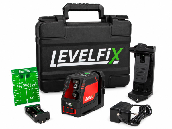 LevelFix kruislijnlaser groen met koffer CL130G