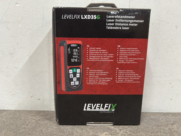 Levelfix digitale afstandsmeter LXD35G – foto 3 – kavel bij XL Auctions