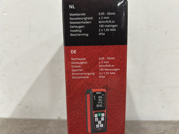 Levelfix digitale afstandsmeter LXD35G – foto 4 – kavel bij XL Auctions