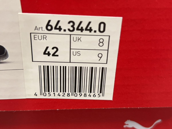 Puma veiligheidsschoen maat 42 S3 Touring zwart/rood – foto 9 – kavel bij XL Auctions