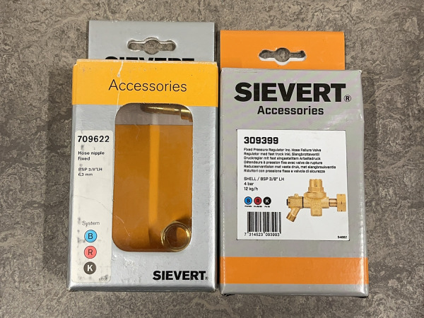 Sievert gasbrander toebehoren set 9-delig – foto 2 – kavel bij XL Auctions