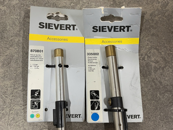 Sievert gasbranders diverse 4-delig – foto 4 – kavel bij XL Auctions