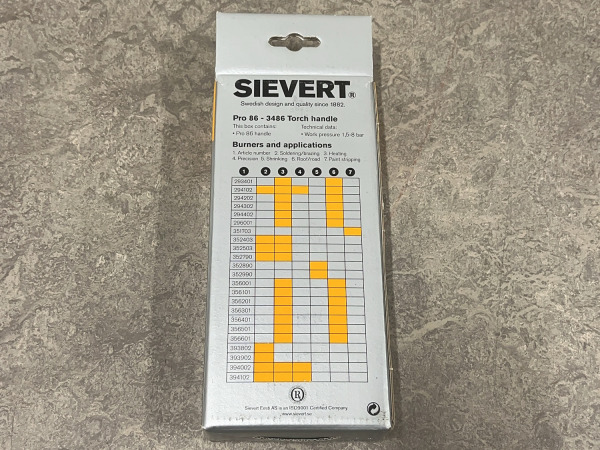Sievert CFH toebehoren voor gasbrander set 5-delig – foto 4 – kavel bij XL Auctions