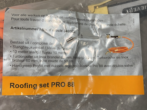 Sievert dakbranderset Roofing Set PRO 88 – foto 5 – kavel bij XL Auctions