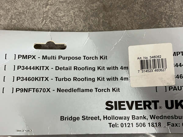 Sievert dakbranderset Roofing Set PRO 88 – foto 6 – kavel bij XL Auctions