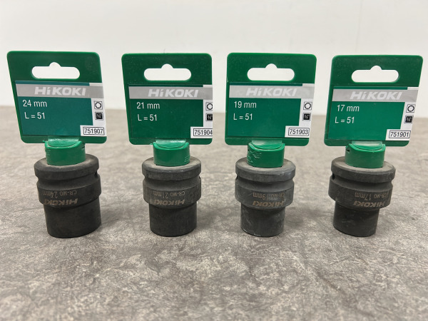 HiKOKI krachtdoppen- en magnetische dopsleutelset 8-delig – foto 4 – kavel bij XL Auctions