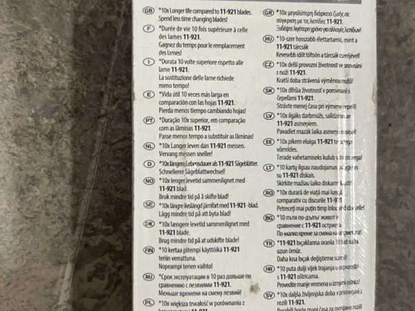 6x Stanley carbide trapeziummessen 10-pack Fatmax – foto 3 – kavel bij XL Auctions