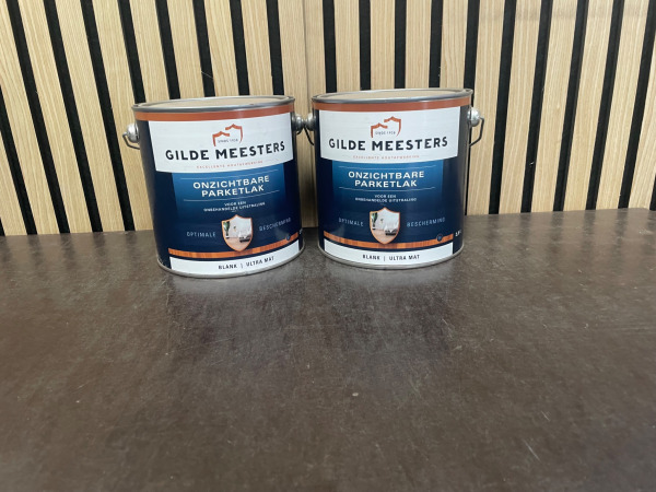 Gilde Meesters Onzichtbare Parketlak 2 x 2,5 liter Blank mat
