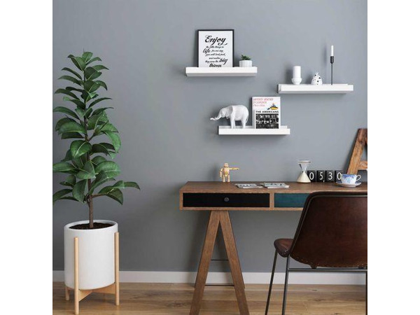iBella Living wandplanken set van 3 wit – foto 2 – kavel bij XL Auctions