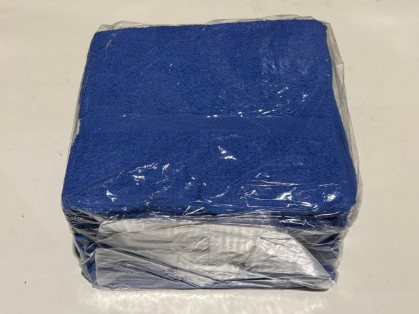 Handdoeken 50×100 cm – Set van 10 – 400 g/m² – Blauw – foto 2 – kavel bij XL Auctions