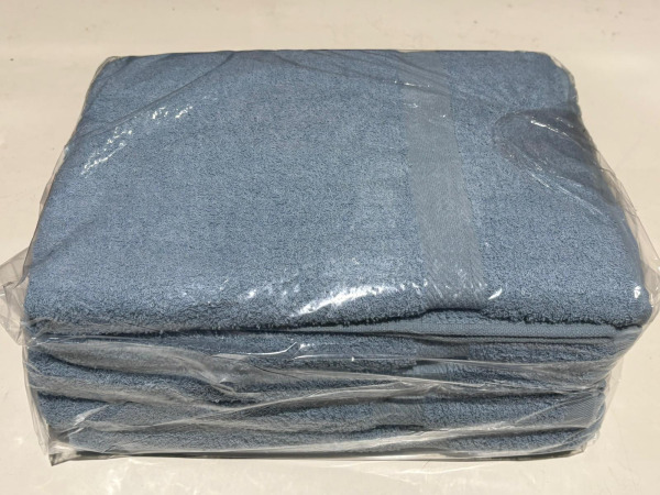Handdoeken 70×140 cm – Set van 5 – 400 g/m² – Licht Blauw – foto 3 – kavel bij XL Auctions