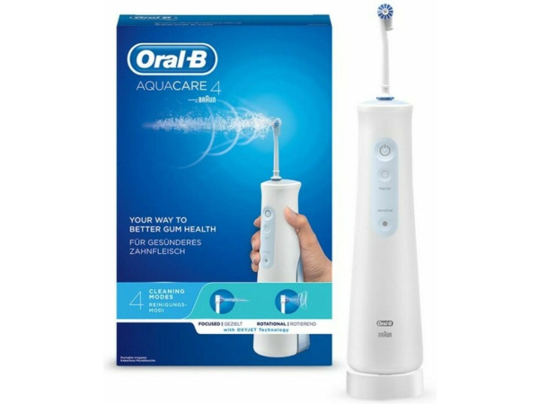 Oral-B AquaCare 4 - Oral Irrigator/Waterflosser - Wit/blauw – foto 2 – kavel bij XL Auctions