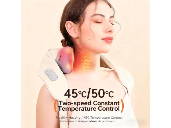 Professionele Shiatsu Nek massager met Warmte Blauw – foto 5 – kavel bij XL Auctions