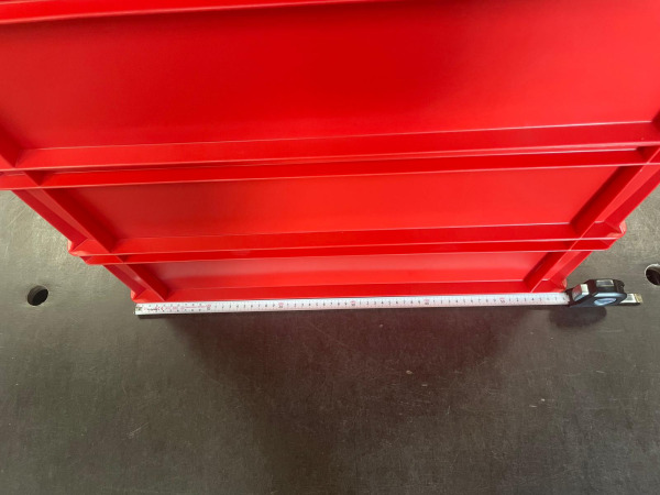 Transport-/magazijnbakken rood – 3 stuks – ca. 60 × 40 cm – foto 4 – kavel bij XL Auctions