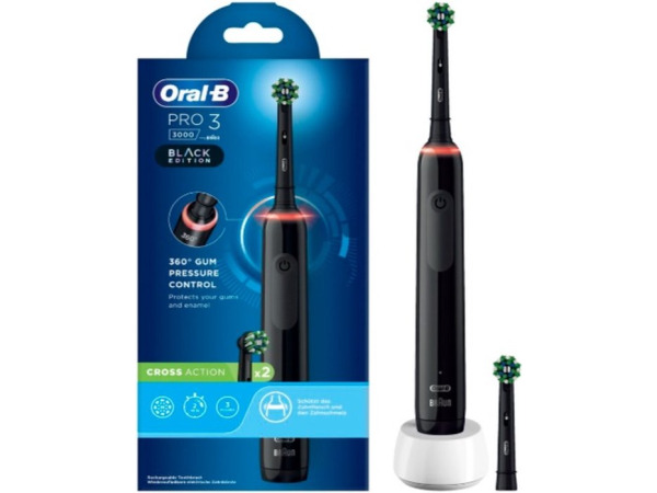 5x Oral-B Pro 3 3770 - Elektrische Tandenborstel - Zwart – foto 2 – kavel bij XL Auctions