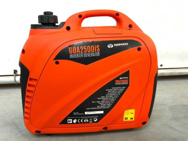 Daewoo inverter generator benzine 2200W GDA2500IS – foto 4 – kavel bij XL Auctions