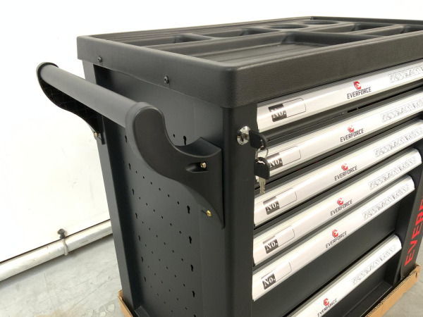 Everforce gereedschapswagen 158-delig verrijdbaar – foto 3 – kavel bij XL Auctions