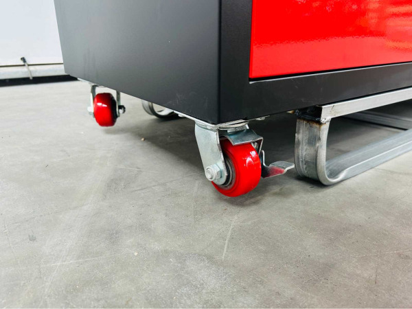 RTE garagewerkbank met opbouwkast 220x60x170cm – foto 5 – kavel bij XL Auctions