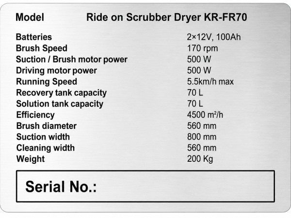 Kremer zitschrobmachine KR-FR70 – foto 5 – kavel bij XL Auctions