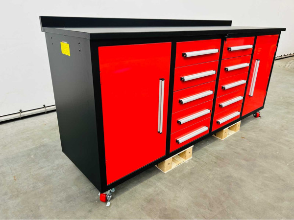 RTE garagewerkbank 223x65x110cm – foto 2 – kavel bij XL Auctions