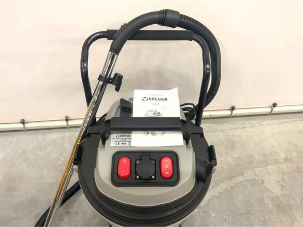 Kremer industriële stofzuiger KR60LE 60L – foto 5 – kavel bij XL Auctions