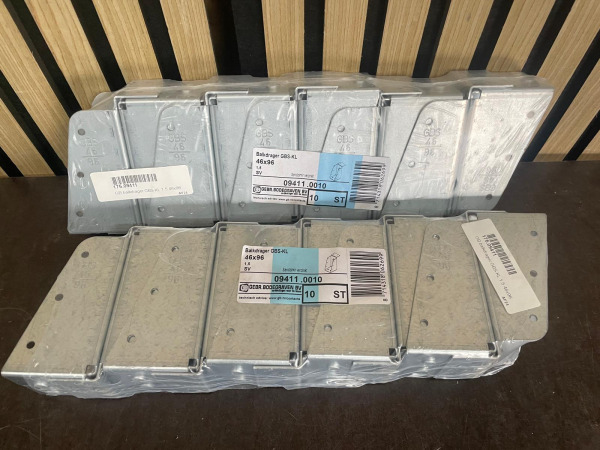 20x GB Balkdrager GBS-KL 46x96 mm verzinkt – foto 2 – kavel bij XL Auctions