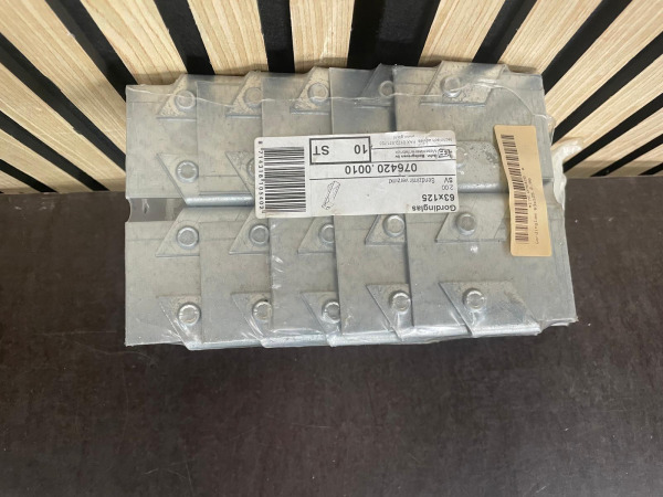 10x GB Gordingslas 63x125 mm verzinkt – foto 2 – kavel bij XL Auctions