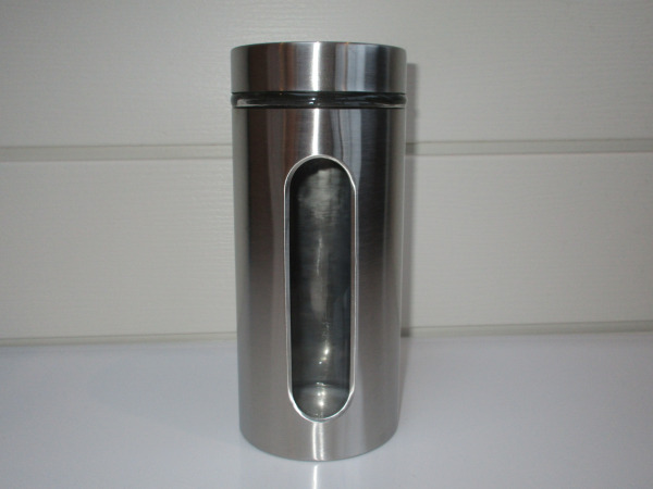 Voorraadpot RVS/GLas – foto 2 – kavel bij XL Auctions