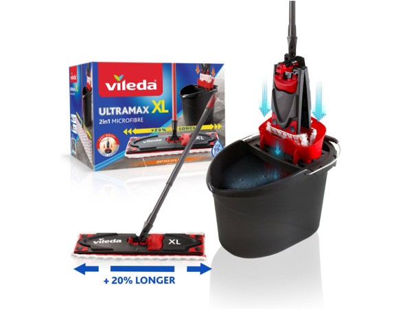 Vileda Ultramax XL complete set met mop en emmer