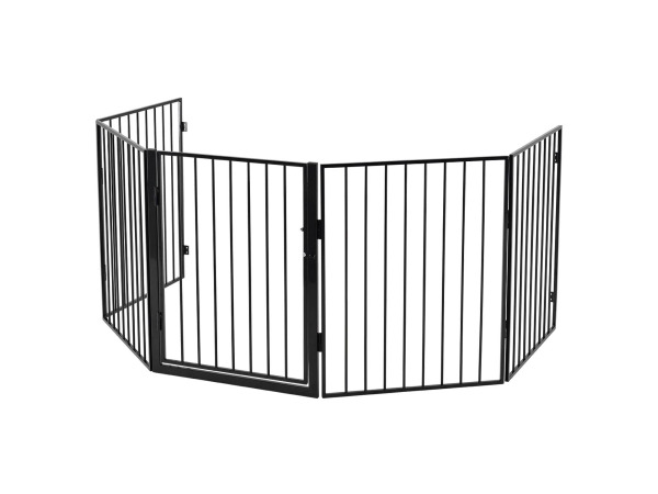 Metalen kachelscherm / openhaard hek - 300 cm - Incl. Poort – foto 5 – kavel bij XL Auctions