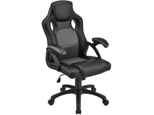 Bureaustoel / Gamingstoel - Montreal - Grijs – kavel bij XL Auctions