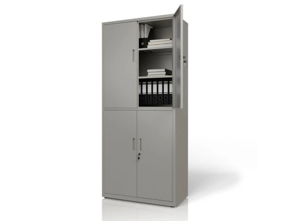 Metalen Archiefkast / Kantoorkast - Incl. slot – kavel bij XL Auctions
