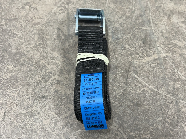 25x Konvox spanband met klemgesp 25mm x 1,5m – foto 2 – kavel bij XL Auctions