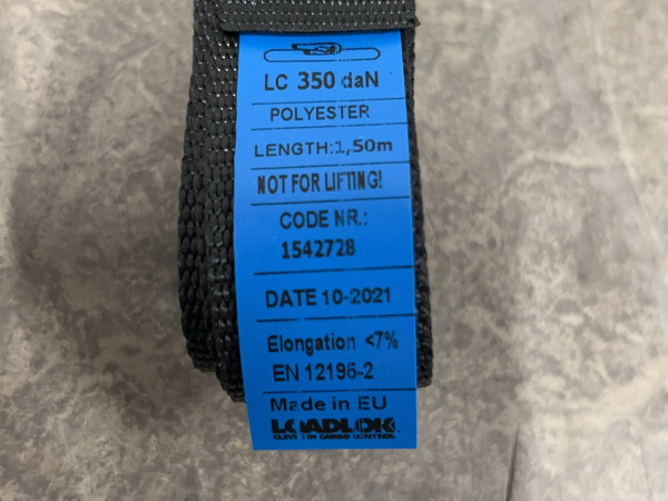 25x Konvox spanband met klemgesp 25mm x 1,5m – foto 4 – kavel bij XL Auctions