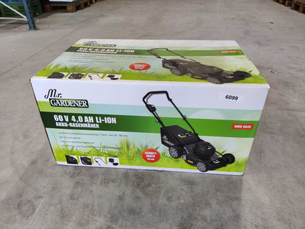 Mr. Gardener grasmaaier accu 4-in-1 4Ah 60v – foto 6 – kavel bij XL Auctions