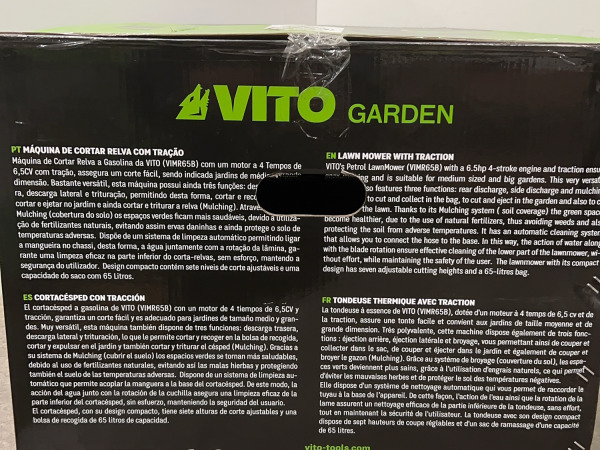 Vito grasmaaier 25-75cm 4-takt VIMR65B – foto 9 – kavel bij XL Auctions