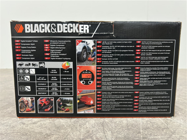 Black & Decker compressor 8,3bar ASI200-XJ – foto 2 – kavel bij XL Auctions