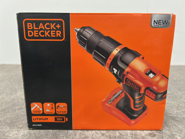 Black & Decker klopboormachine 18V body BDCH188N-XJ – foto 2 – kavel bij XL Auctions