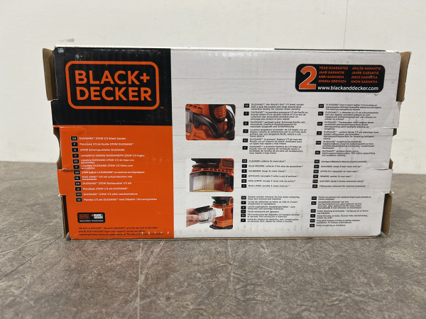 Black & Decker vlakschuurmachine 270W – foto 4 – kavel bij XL Auctions