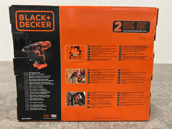 Black & Decker klopboormachine 18V body BDCH188N-XJ – foto 4 – kavel bij XL Auctions