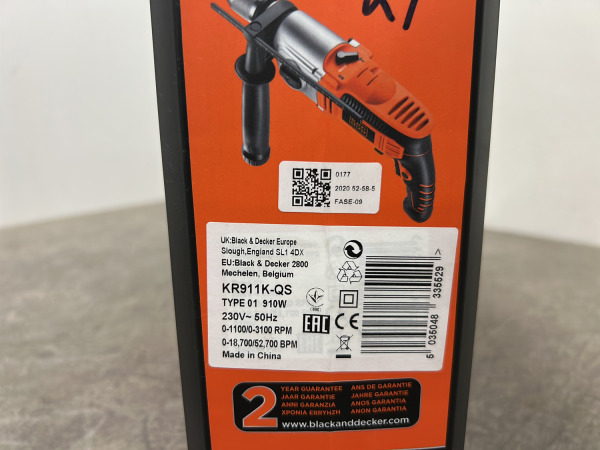 Black & Decker klopboormachine 910W KR911K-QS – foto 6 – kavel bij XL Auctions