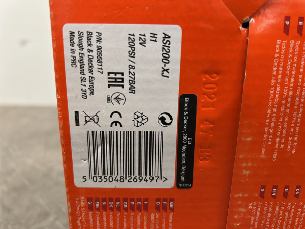 Black & Decker compressor 8,3bar ASI200-XJ – foto 7 – kavel bij XL Auctions