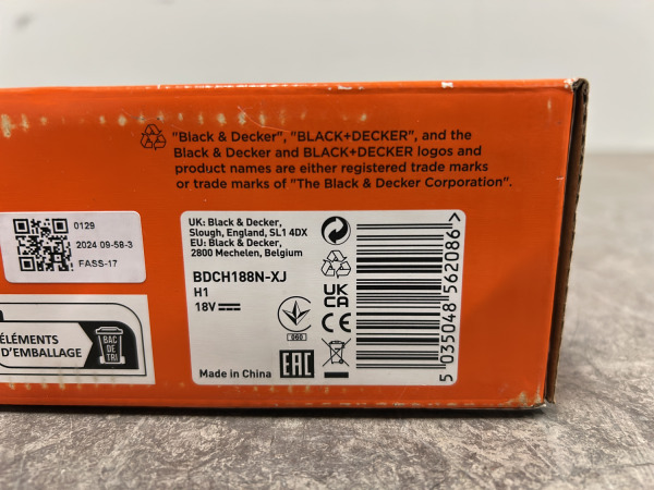 Black & Decker klopboormachine 18V body BDCH188N-XJ – foto 7 – kavel bij XL Auctions